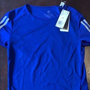 An adidas blue 3-Stripe Originals shirt